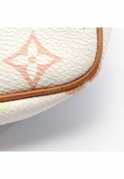 Pre-loved LOUIS VUITTON Pochette Accessoires Classic Monogram multi white Handbag PVC Genuine Leather white -Louis Vuitton Shop louis vuitton 7464 8163146 2