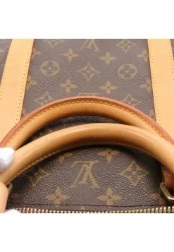 Pre-loved LOUIS VUITTON Keepall Bandouliere60 Classic Monogram Duffle Bag PVC Genuine Leather Brown 2 Way Style -Louis Vuitton Shop louis vuitton 7466 1063146 3