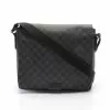 Pre-loved LOUIS VUITTON District MM Ink and black checkerboard grid Shoulder Bag PVC Genuine Leather Black -Louis Vuitton Shop louis vuitton 7468 5953146 1