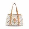 Pre-loved LOUIS VUITTON Aurelia MM Classic Monogram multi white Shoulder Bag Tote Bag PVC Genuine Leather white -Louis Vuitton Shop louis vuitton 7469 1163146 1
