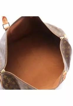 Pre-loved LOUIS VUITTON Keepall55 Classic Monogram Duffle Bag PVC Genuine Leather Brown -Louis Vuitton Shop louis vuitton 7478 2163146 6