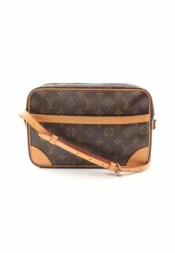 Pre-loved LOUIS VUITTON Trocadero27 Classic Monogram Shoulder Bag PVC Genuine Leather Brown