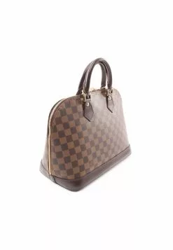 Pre-loved LOUIS VUITTON Alma Black checkerboard grid Handbag PVC Genuine Leather Brown 12 Pre-loved LOUIS VUITTON Alma Black checkerboard grid Handbag PVC Genuine Leather Brown -Louis Vuitton Shop louis vuitton 7488 2263146 5