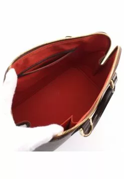 Pre-loved LOUIS VUITTON Alma Black checkerboard grid Handbag PVC Genuine Leather Brown 13 Pre-loved LOUIS VUITTON Alma Black checkerboard grid Handbag PVC Genuine Leather Brown -Louis Vuitton Shop louis vuitton 7489 2263146 6