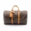 Pre-loved LOUIS VUITTON Keepall50 Classic Monogram Duffle Bag PVC Genuine Leather Brown -Louis Vuitton Shop louis vuitton 7489 2363146 1