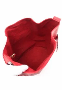 Pre-loved LOUIS VUITTON Sac de Paul PM Waved Pattern Spanish Red Genuine Leather Shoulder Bag Red -Louis Vuitton Shop louis vuitton 7490 0563146 5