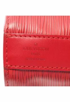 Pre-loved LOUIS VUITTON Sac de Paul PM Waved Pattern Spanish Red Genuine Leather Shoulder Bag Red -Louis Vuitton Shop louis vuitton 7490 0563146 6