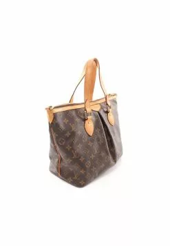 Pre-loved LOUIS VUITTON Palermo PM Classic Monogram Handbag PVC Genuine Leather Brown 2 Way Style -Louis Vuitton Shop louis vuitton 7494 1563146 2