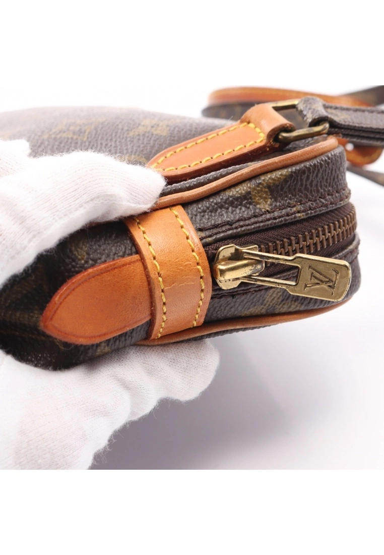 Pre-loved LOUIS VUITTON marly Bandouliere Horizontal Classic Monogram Shoulder Bag PVC Genuine Leather Brown 8 Pre-loved LOUIS VUITTON marly Bandouliere Horizontal Classic Monogram Shoulder Bag PVC Genuine Leather Brown - Image 6