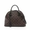 Pre-loved LOUIS VUITTON Alma BAG in BAG Classic Monogram Black Handbag PVC Genuine Leather Brown Black 2 Way Style -Louis Vuitton Shop louis vuitton 7501 2763146 1