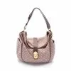 Pre-loved LOUIS VUITTON Romance Ideylle Classic Monogram Brownish Canvas Shoulder Bag Genuine Leather Pink dark purple red -Louis Vuitton Shop louis vuitton 7501 6963146 1