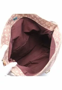 Pre-loved LOUIS VUITTON Romance Ideylle Classic Monogram Brownish Canvas Shoulder Bag Genuine Leather Pink dark purple red -Louis Vuitton Shop louis vuitton 7501 6963146 3