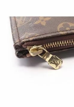 Pre-loved LOUIS VUITTON Posh Document Classic Monogram clutch PVC Brown -Louis Vuitton Shop louis vuitton 7503 8563146 4
