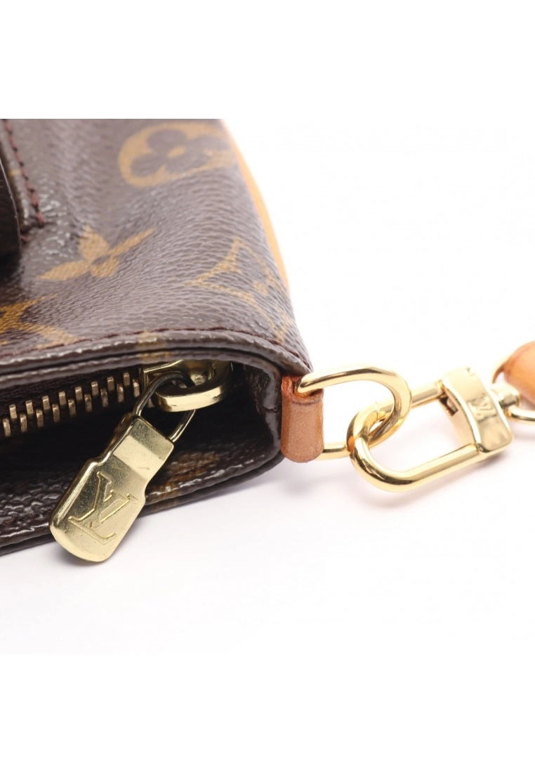 Pre-loved LOUIS VUITTON Partition Classic Monogram Small Pocket PVC Genuine Leather Brown 7 Pre-loved LOUIS VUITTON Partition Classic Monogram Small Pocket PVC Genuine Leather Brown - Image 5