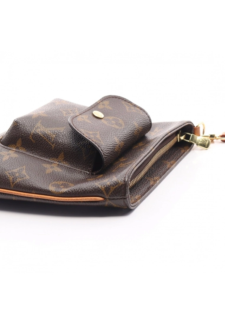 Pre-loved LOUIS VUITTON Partition Classic Monogram Small Pocket PVC Genuine Leather Brown 8 Pre-loved LOUIS VUITTON Partition Classic Monogram Small Pocket PVC Genuine Leather Brown - Image 6