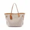 Pre-loved LOUIS VUITTON Neverfull MM white checkered Shoulder Bag Tote Bag PVC Genuine Leather white 1 Pre-loved LOUIS VUITTON Neverfull MM white checkered Shoulder Bag Tote Bag PVC Genuine Leather white -Louis Vuitton Shop louis vuitton 7505 7463146 1
