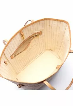 Pre-loved LOUIS VUITTON Neverfull MM white checkered Shoulder Bag Tote Bag PVC Genuine Leather white -Louis Vuitton Shop louis vuitton 7507 7463146 6