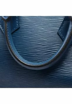 Pre-loved LOUIS VUITTON Speedy25 Waved Pattern toledo blue Genuine Leather Handbag Blue -Louis Vuitton Shop louis vuitton 7507 7963146 3