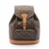 Pre-loved LOUIS VUITTON Montsouris MM Classic Monogram Backpack PVC Genuine Leather Brown -Louis Vuitton Shop louis vuitton 7593 2953146 1