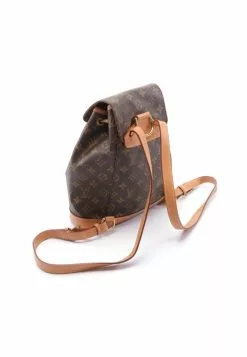 Pre-loved LOUIS VUITTON Montsouris MM Classic Monogram Backpack PVC Genuine Leather Brown -Louis Vuitton Shop louis vuitton 7594 2953146 8