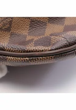 Pre-loved Bloomsbury PM Black checkerboard grid Shoulder Bag PVC Genuine Leather Brown LOUIS VUITTON -Louis Vuitton Shop louis vuitton 8016 5384046 6