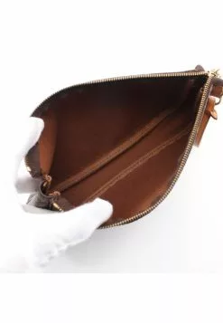 Pre-loved Pochette Accessoires Classic Monogram Handbag PVC Genuine Leather Brown LOUIS VUITTON -Louis Vuitton Shop louis vuitton 8018 3484046 3