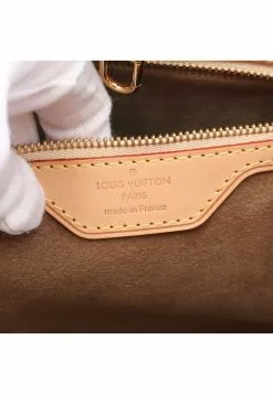 Pre-loved Charline MM Classic Monogram multi Black Handbag Tote Bag PVC Genuine Leather Black LOUIS VUITTON -Louis Vuitton Shop louis vuitton 8026 4284046 4