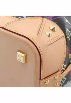 Pre-loved Charline MM Classic Monogram multi Black Handbag Tote Bag PVC Genuine Leather Black LOUIS VUITTON -Louis Vuitton Shop louis vuitton 8027 4284046 5