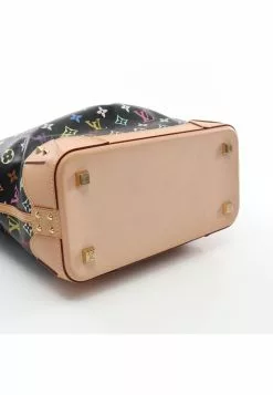 Pre-loved Charline MM Classic Monogram multi Black Handbag Tote Bag PVC Genuine Leather Black LOUIS VUITTON -Louis Vuitton Shop louis vuitton 8027 4284046 6