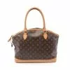 Pre-loved LockitHorizontal Classic Monogram Handbag Tote Bag PVC Genuine Leather Brown LOUIS VUITTON -Louis Vuitton Shop louis vuitton 8037 9284046 1