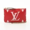Pre-loved Pochette Double Zipper Classic Monogram Giant Chain Shoulder Bag PVC Red multi LOUIS VUITTON -Louis Vuitton Shop louis vuitton 8048 7384046 1