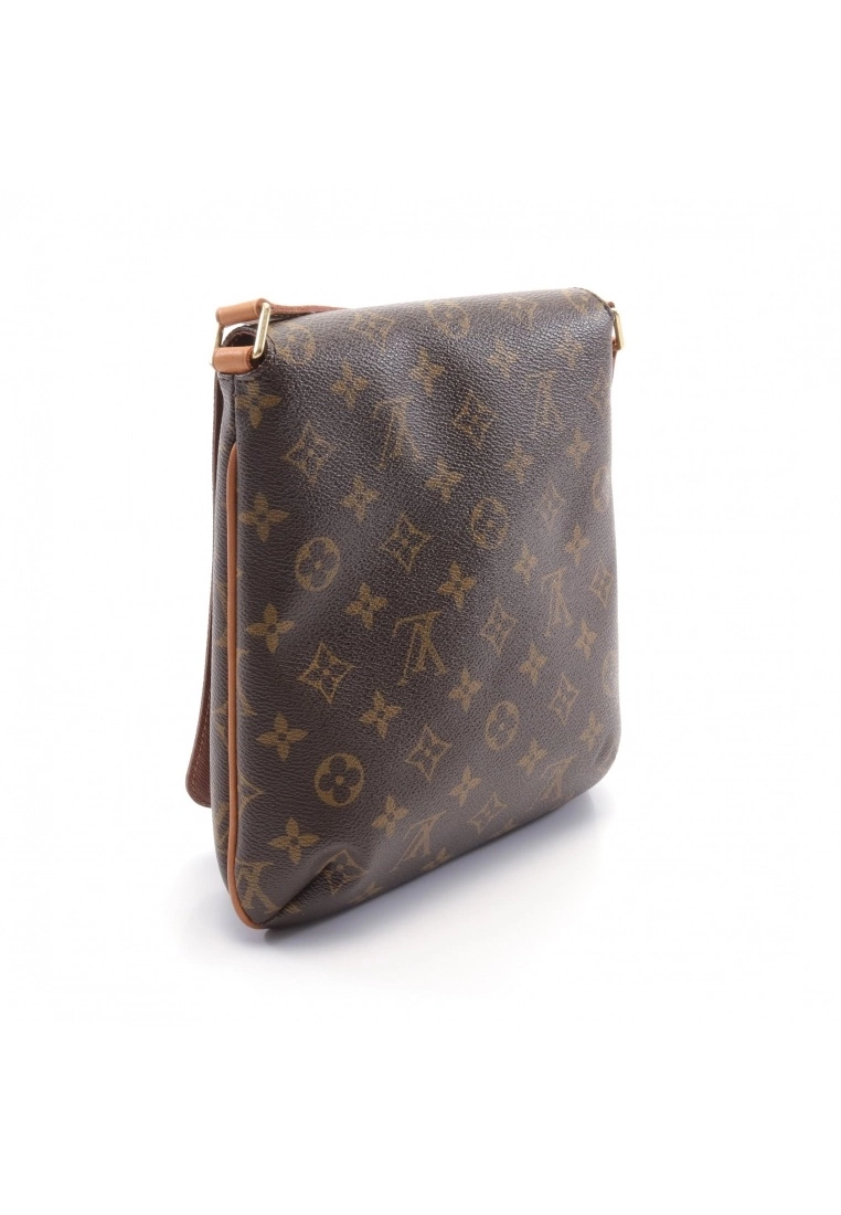 Pre-loved Musette salsa long stap Classic Monogram Shoulder Bag PVC Genuine Leather Brown LOUIS VUITTON 4 Pre-loved Musette salsa long stap Classic Monogram Shoulder Bag PVC Genuine Leather Brown LOUIS VUITTON - Image 2