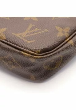 Pre-loved Pochette Accessoires Classic Monogram Handbag PVC Genuine Leather Brown LOUIS VUITTON -Louis Vuitton Shop louis vuitton 8058 8084046 7