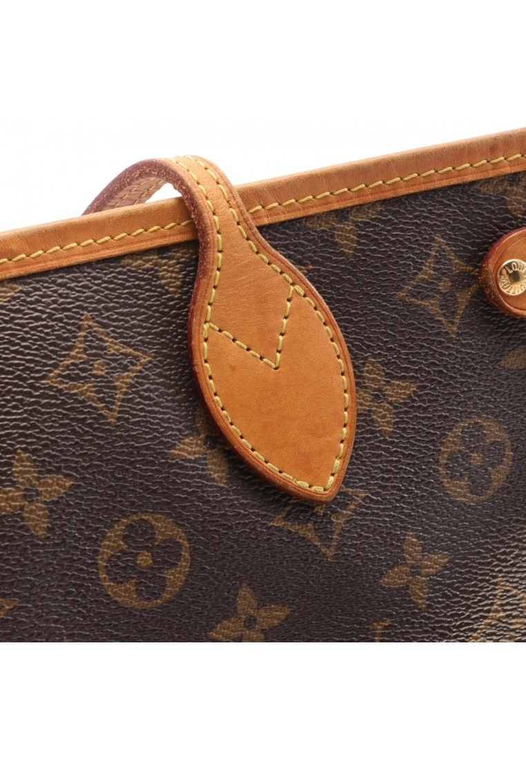 Pre-loved Neverfull PM Classic Monogram Pivot peony red Handbag Tote Bag PVC Genuine Leather Brown LOUIS VUITTON 10 Pre-loved Neverfull PM Classic Monogram Pivot peony red Handbag Tote Bag PVC Genuine Leather Brown LOUIS VUITTON - Image 8