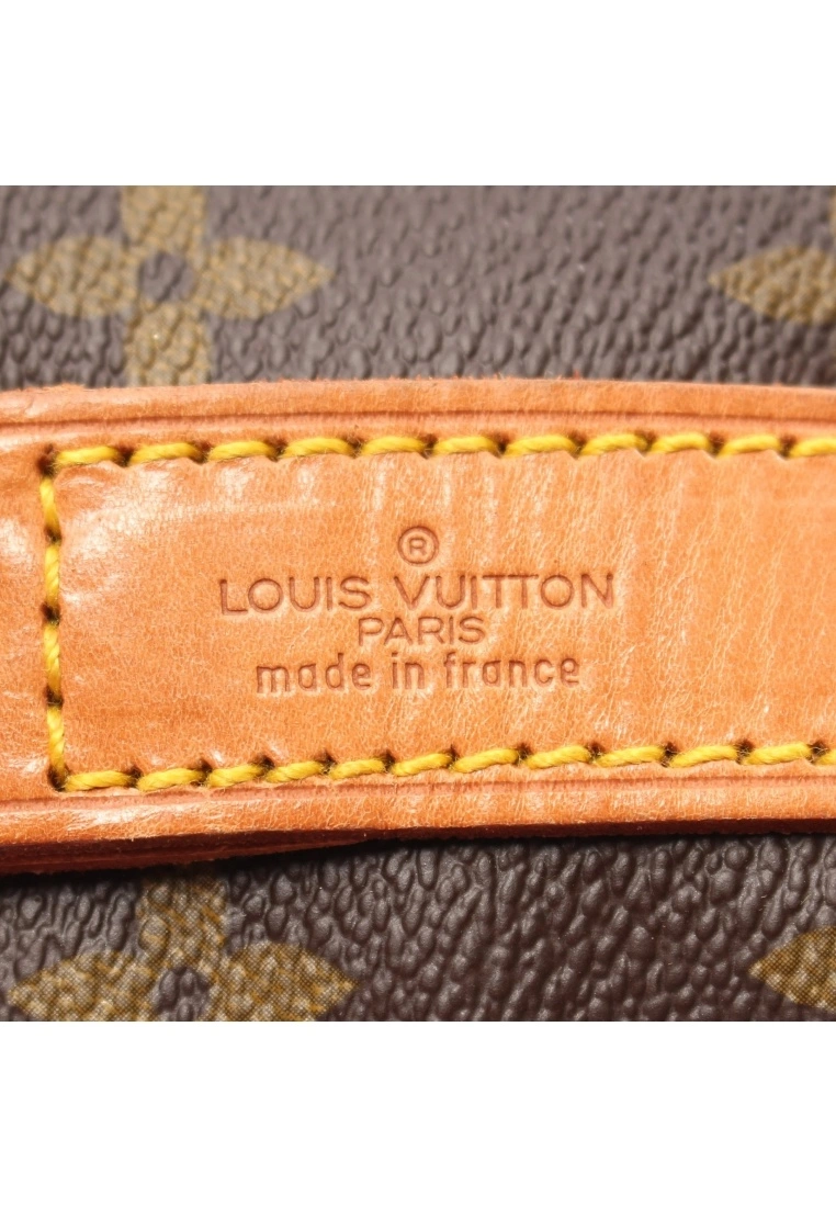 Pre-loved Keepall Bandouliere55 Classic Monogram Duffle Bag PVC Genuine Leather Brown 2 Way Style LOUIS VUITTON 6 Pre-loved Keepall Bandouliere55 Classic Monogram Duffle Bag PVC Genuine Leather Brown 2 Way Style LOUIS VUITTON - Image 4