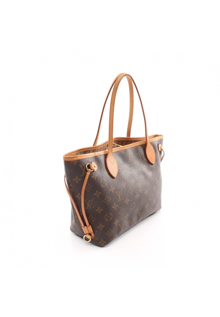 Pre-loved Neverfull PM Classic Monogram Handbag Tote Bag PVC Genuine Leather Brown LOUIS VUITTON 4 Pre-loved Neverfull PM Classic Monogram Handbag Tote Bag PVC Genuine Leather Brown LOUIS VUITTON - Image 2