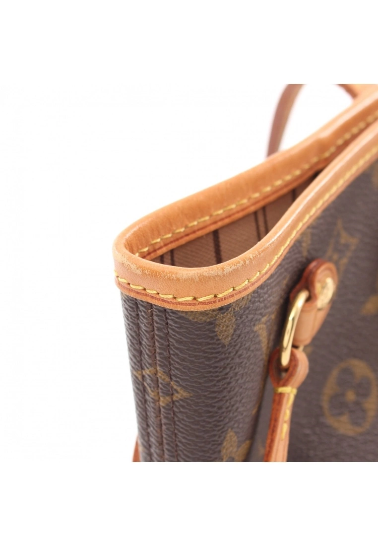 Pre-loved Neverfull PM Classic Monogram Handbag Tote Bag PVC Genuine Leather Brown LOUIS VUITTON 8 Pre-loved Neverfull PM Classic Monogram Handbag Tote Bag PVC Genuine Leather Brown LOUIS VUITTON - Image 6
