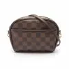 Pre-loved Pochette Ipanema Black checkerboard grid Shoulder Bag PVC Genuine Leather Brown LOUIS VUITTON -Louis Vuitton Shop louis vuitton 8097 6394046 1