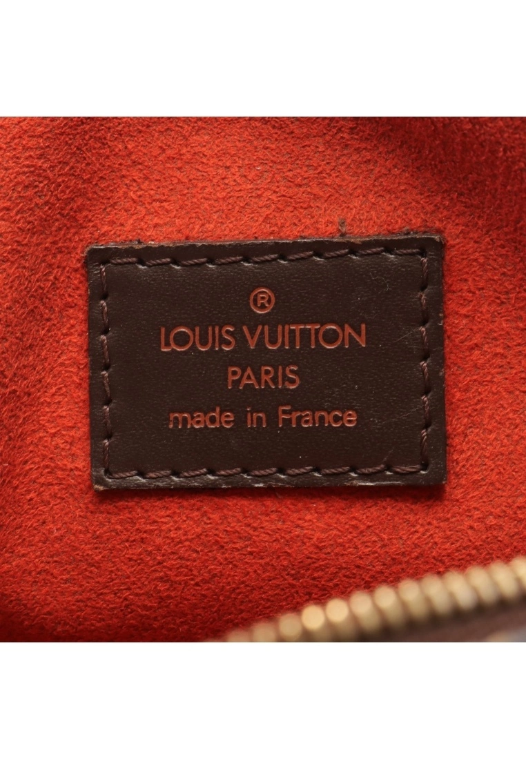 Pre-loved Pochette Ipanema Black checkerboard grid Shoulder Bag PVC Genuine Leather Brown LOUIS VUITTON 6 Pre-loved Pochette Ipanema Black checkerboard grid Shoulder Bag PVC Genuine Leather Brown LOUIS VUITTON - Image 4