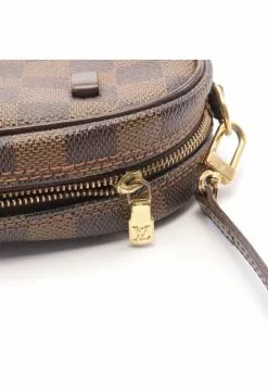 Pre-loved Pochette Ipanema Black checkerboard grid Shoulder Bag PVC Genuine Leather Brown LOUIS VUITTON 15 Pre-loved Pochette Ipanema Black checkerboard grid Shoulder Bag PVC Genuine Leather Brown LOUIS VUITTON -Louis Vuitton Shop louis vuitton 8098 6394046 6