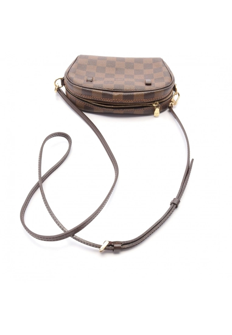 Pre-loved Pochette Ipanema Black checkerboard grid Shoulder Bag PVC Genuine Leather Brown LOUIS VUITTON 9 Pre-loved Pochette Ipanema Black checkerboard grid Shoulder Bag PVC Genuine Leather Brown LOUIS VUITTON - Image 7