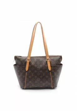 Pre-loved LOUIS VUITTON Totally PM Classic Monogram Shoulder Bag Tote Bag PVC Genuine Leather Brown