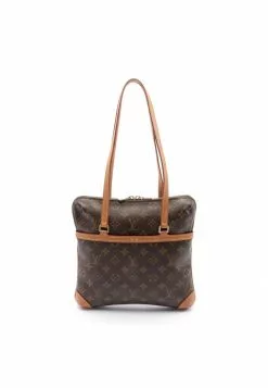 Pre-loved LOUIS VUITTON Coussin GM Classic Monogram Shoulder Bag PVC Genuine Leather Brown