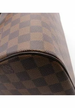 Pre-loved LOUIS VUITTON Ribera MM Black Checkered Handbag PVC Genuine Leather Brown -Louis Vuitton Shop louis vuitton 8438 7747536 5