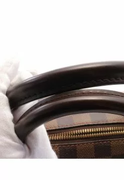 Pre-loved LOUIS VUITTON Ribera MM Black Checkered Handbag PVC Genuine Leather Brown -Louis Vuitton Shop louis vuitton 8438 7747536 7