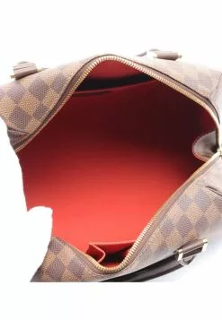 Pre-loved LOUIS VUITTON Ribera MM Black Checkered Handbag PVC Genuine Leather Brown -Louis Vuitton Shop louis vuitton 8441 2947536 3