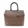 Pre-loved LOUIS VUITTON Greenwich PM Black Checkered Boston Bag PVC Genuine Leather Brown -Louis Vuitton Shop louis vuitton 8451 3057536 1
