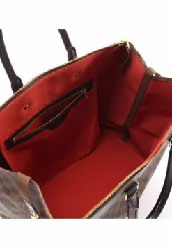 Pre-loved LOUIS VUITTON Greenwich PM Black Checkered Boston Bag PVC Genuine Leather Brown -Louis Vuitton Shop louis vuitton 8451 3057536 3