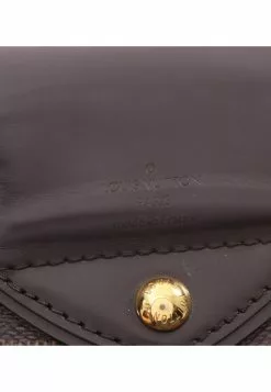 Pre-loved LOUIS VUITTON Sistina PM Black Checkered Handbag PVC Genuine Leather Brown -Louis Vuitton Shop louis vuitton 8463 9057536 4