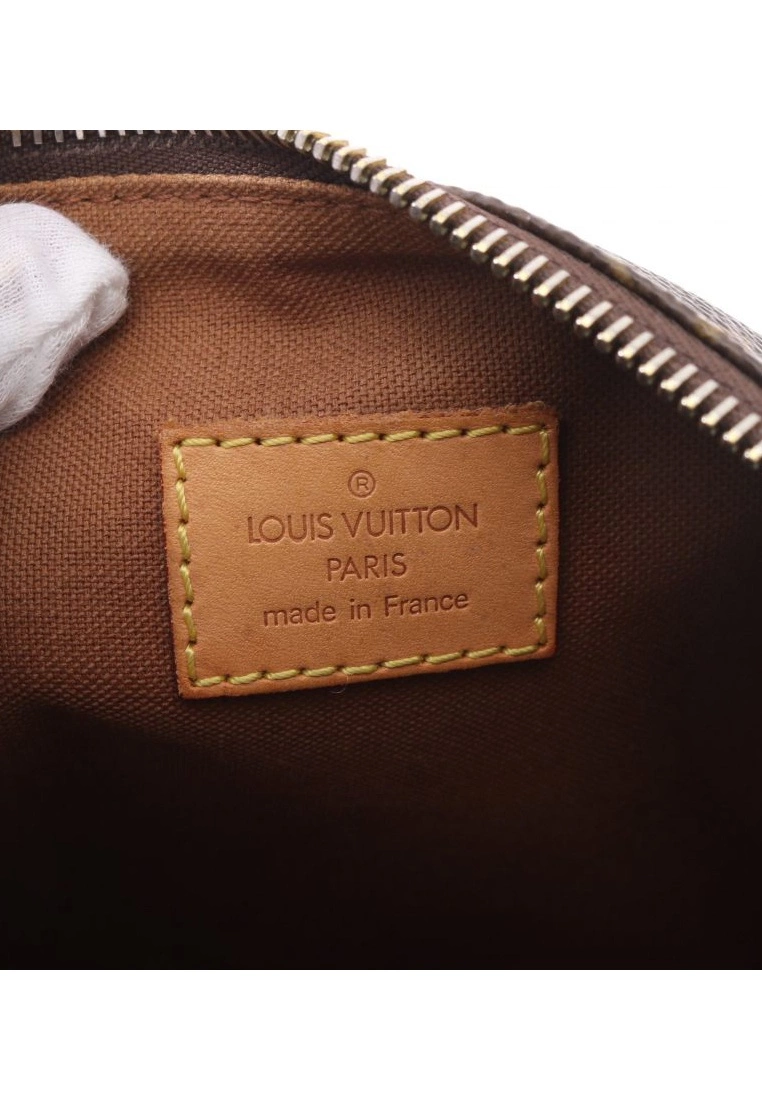 Pre-loved LOUIS VUITTON Pochette Bosphore Classic Monogram Shoulder Bag PVC Genuine Leather Brown 6 Pre-loved LOUIS VUITTON Pochette Bosphore Classic Monogram Shoulder Bag PVC Genuine Leather Brown - Image 4
